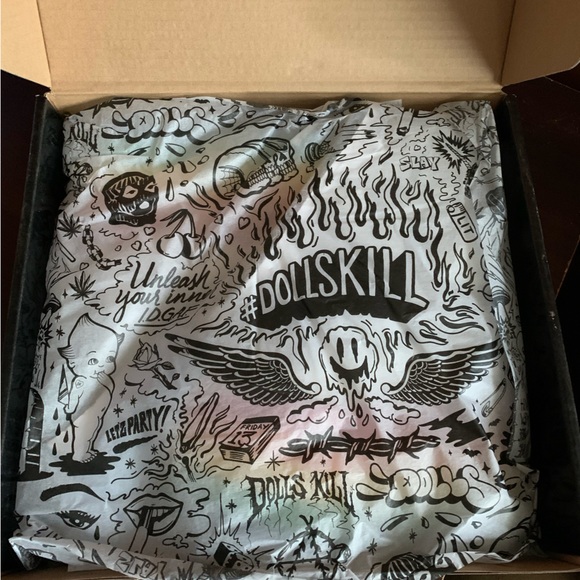 NIB Dolls Kill x Current Mood Happy Daze Platforms Shoes Size US 7 Women - Picture 4 of 11